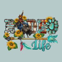 Western Rodeo Bullfighter  Life Turquoise's Gemstones Arrow Sunflowers Heavy Core Tee | Teevron