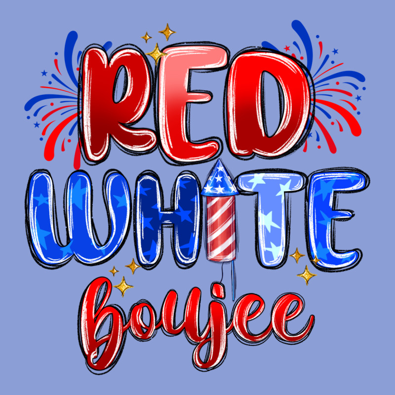 Red White Boujee Long Sleeve Tee by MaliasSmallBusiness | Teevron