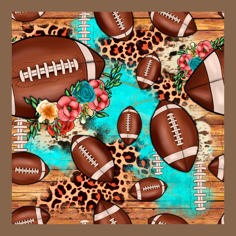 Football Leopard Cowhide Seamless Pattern Premium Tee by JahusDesignShop | Teevron