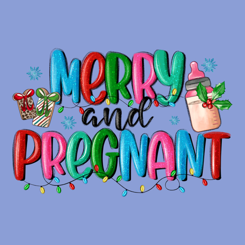 Merry And Pregnant Long Sleeve Tee by MaliasSmallBusiness | Teevron
