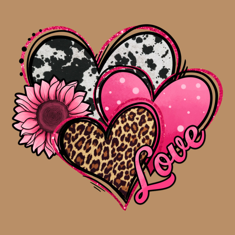 Valentines Day Western Hearts And Sunflower Vintage Hoodie by Jasminsmagicworld | Teevron