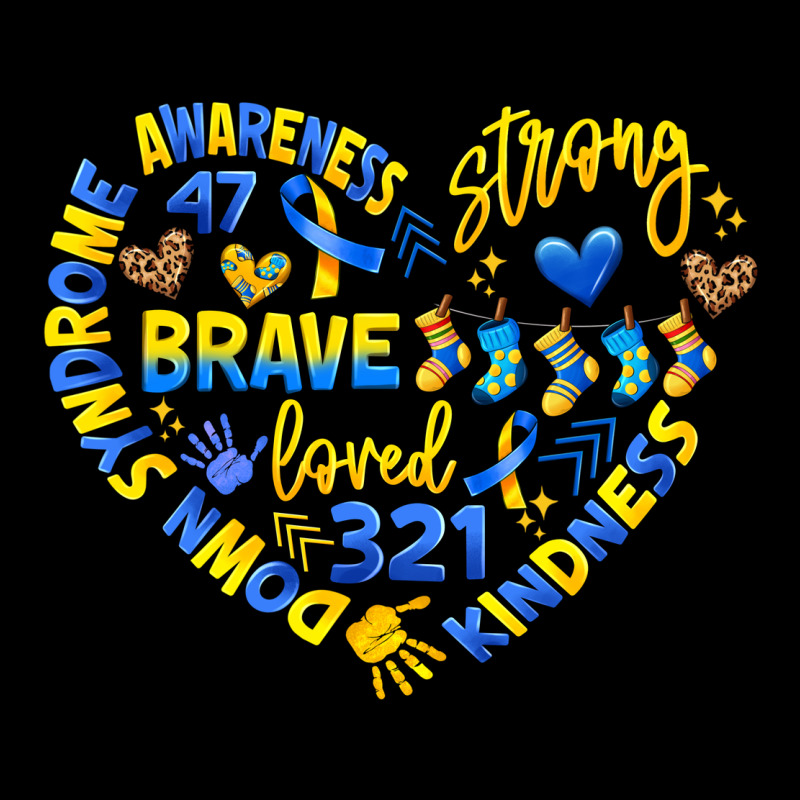 Down Syndrome Awareness Heart Premium Tee by Artiststas | Teevron