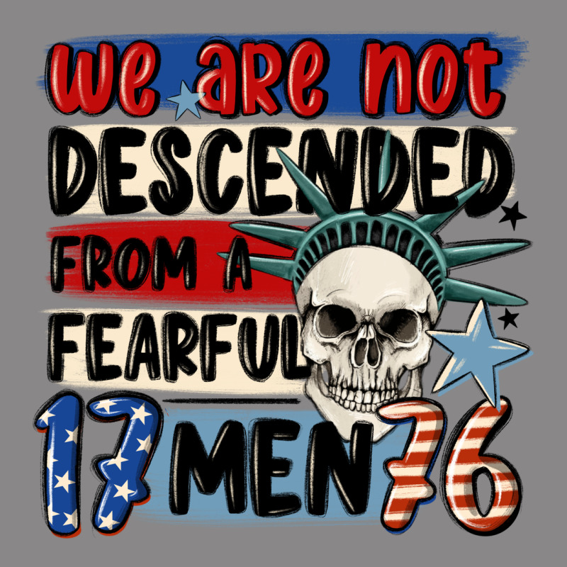 We Are Not Descended From A Fearful Me Vintage Tee by MaliasSmallBusiness | Teevron