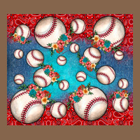 Baseball Paisley And Jean Pattern Premium Tee | Teevron