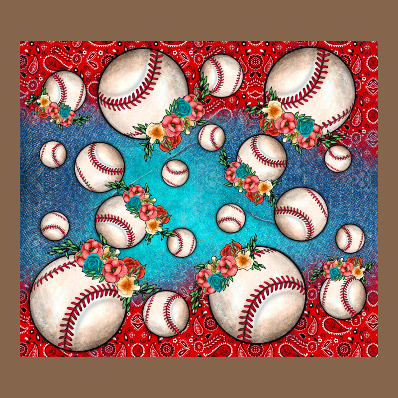 Baseball Paisley And Jean Pattern Premium Tee by JahusDesignShop | Teevron
