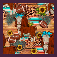 Football Hereford Sunflower Seamless Pattern Premium Tee | Teevron