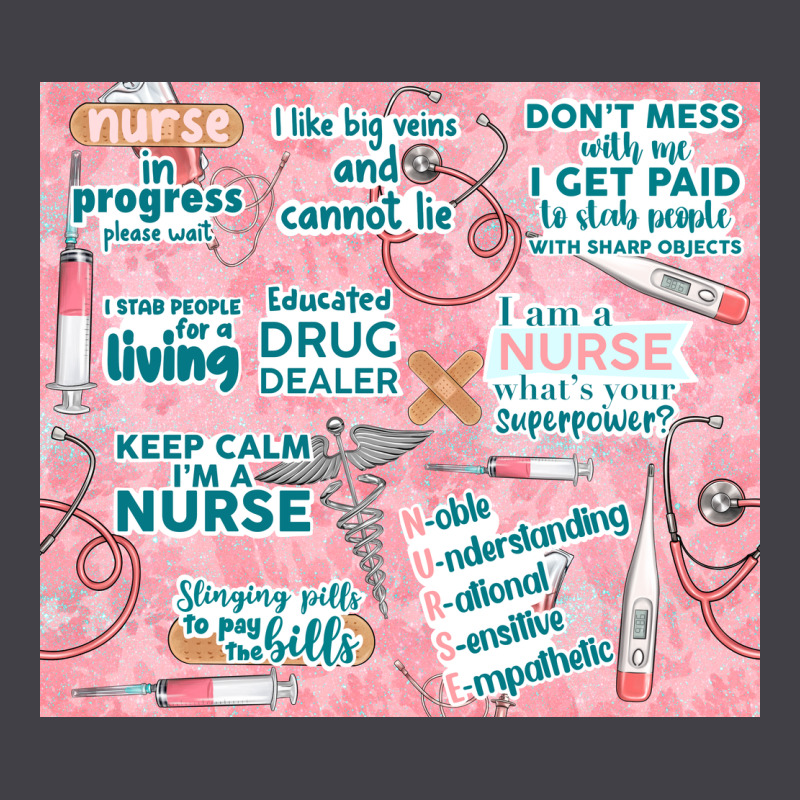 Funny Nurse Heavyweight Hoodie by TumblerDesignByShophia | Teevron