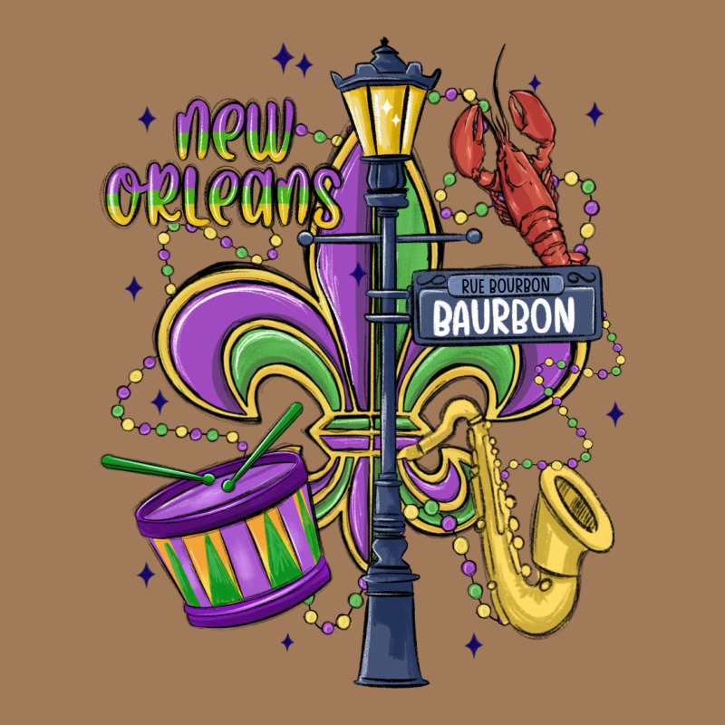 New Orleans Mardi Gras Streets Classic Tee by MaliasSmallBusiness | Teevron