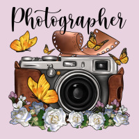 Photographer Floral Butterfly Film Roll Vintage Camera Ladies Tee | Teevron