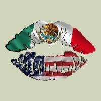 Mexico Usa Lips Heavyweight Hoodie | Teevron