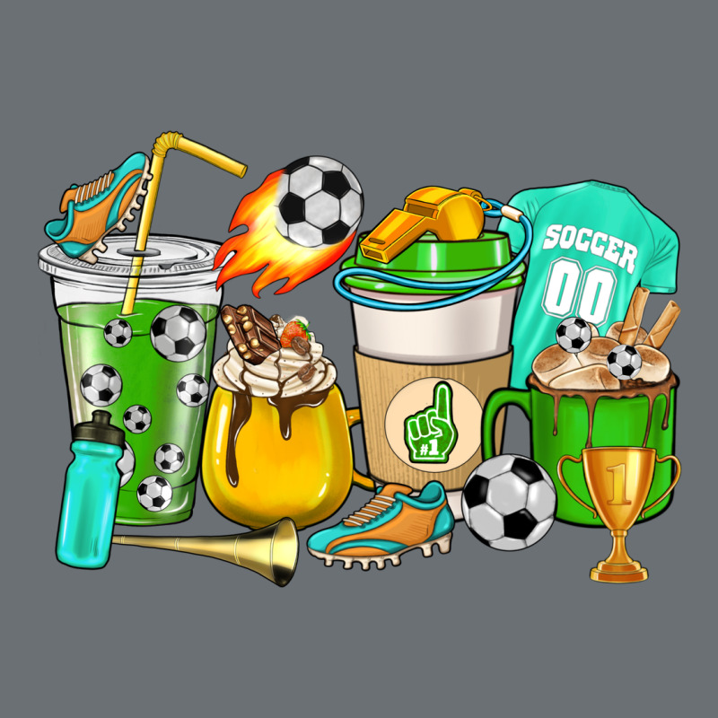 Football Coffee Cups Premium Hoodie by HowdyJamesFarm | Teevron