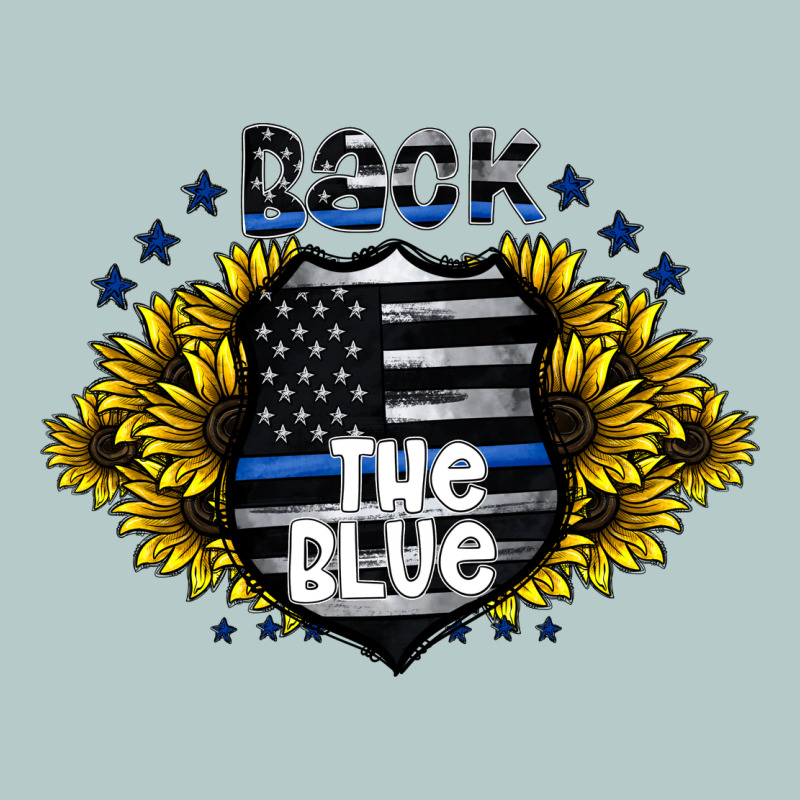 Back The Blue Heavy Core Tee by CowhideDigitalArt | Teevron