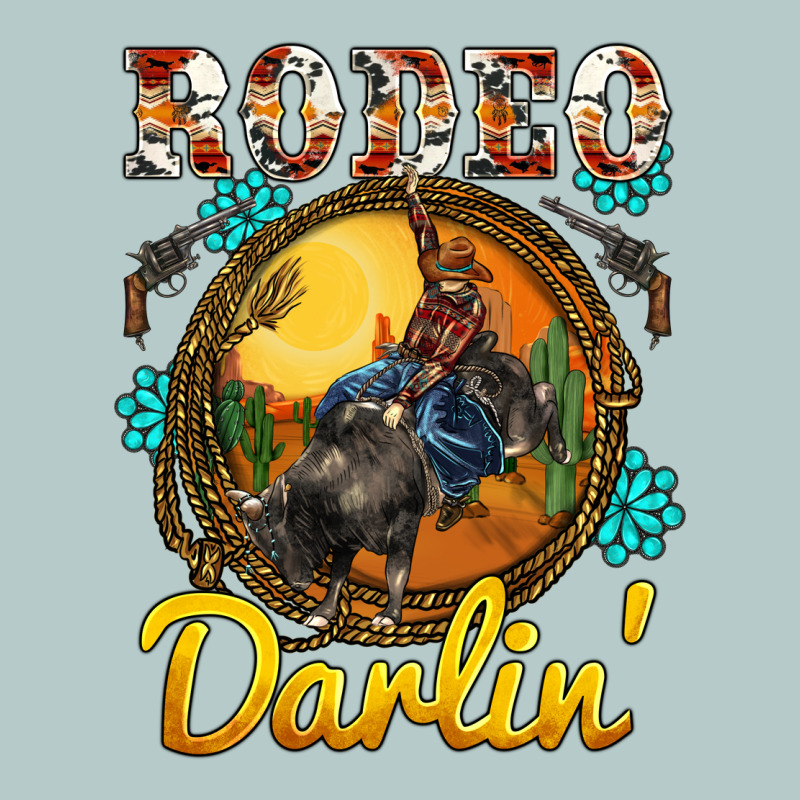 Western Rodeo Darlin' Sunset Sunflowers Weapon Heavy Core Tee by BarkalooDesign | Teevron