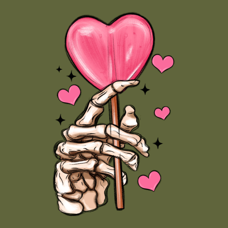 Skeleton Hand With Sugar Valentines Day Classic Tee by MaliasSmallBusiness | Teevron