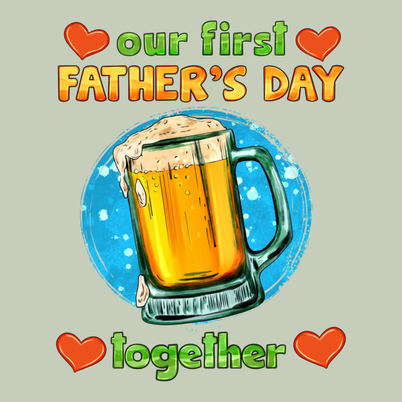 Our First Father's Day Together And Beer Ladies Tee by HRA Design Shop | Teevron