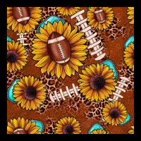 Football Leopard Sunflower Seamless Pattern Premium Tee | Teevron