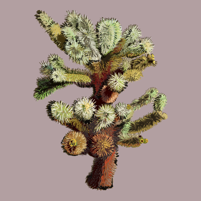 Cholla Tree Cactus Vintage Hoodie by LillyAllenDesigns | Teevron