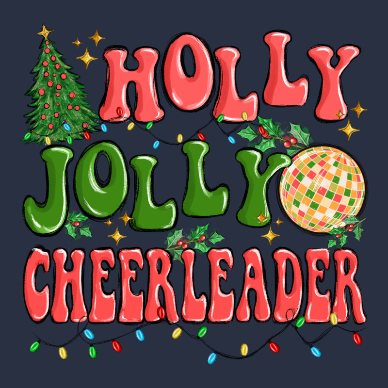 Holly Jolly Cheerleader Heavyweight Sweatshirt by MaliasSmallBusiness | Teevron