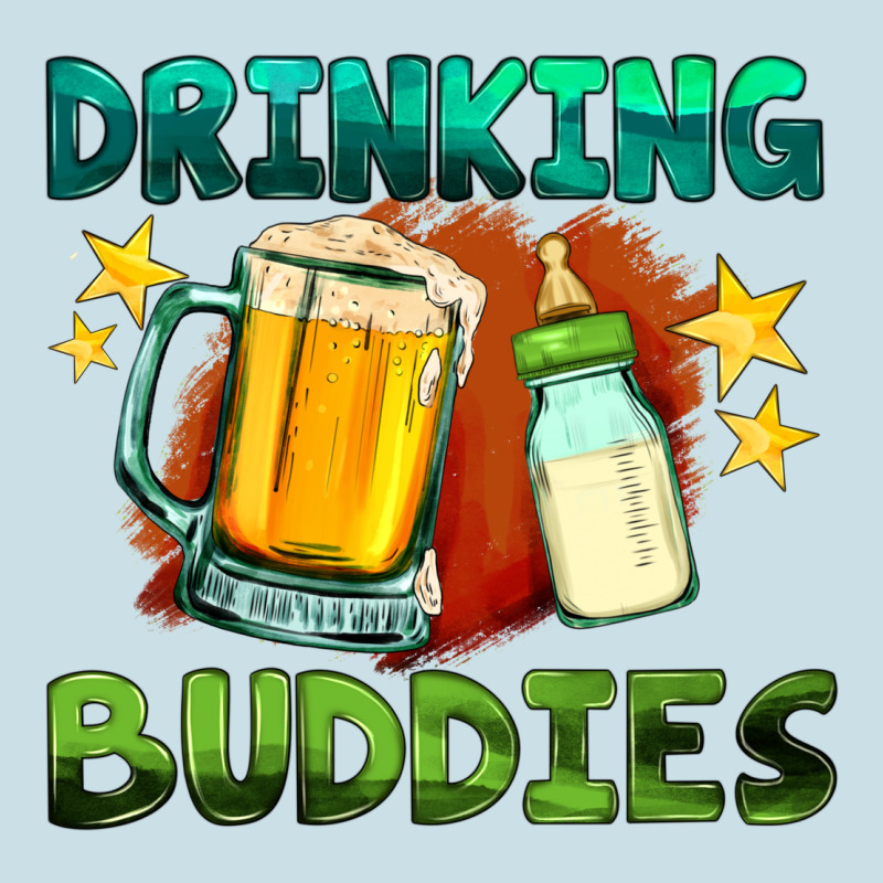 Drinking Buddies With Baby Bottle And Beer Ladies Tee by HRA Design Shop | Teevron