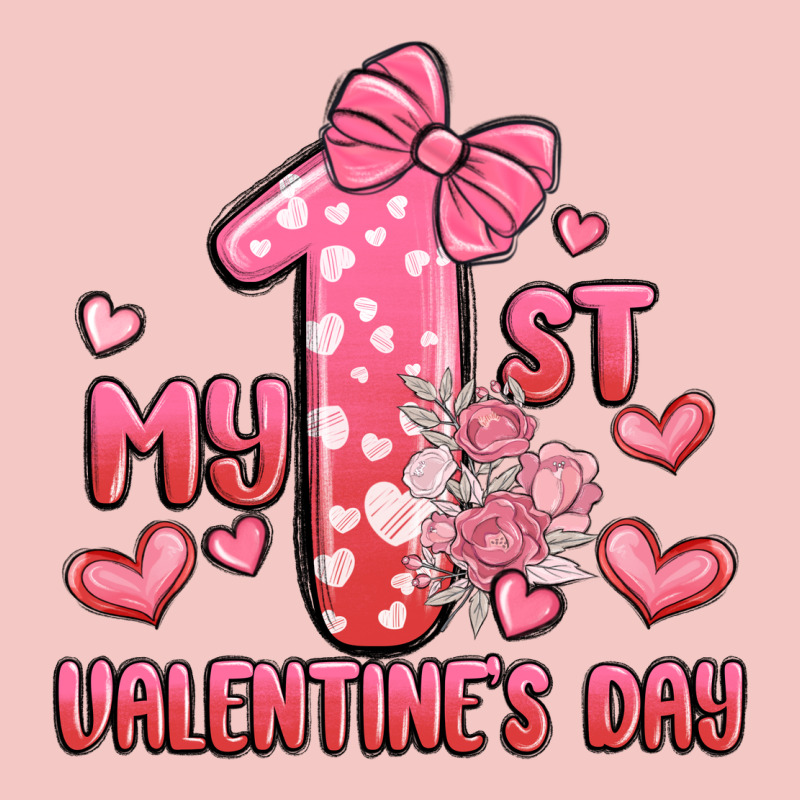 My First Valentines Day Urban Heavy Tee by MaliasSmallBusiness | Teevron