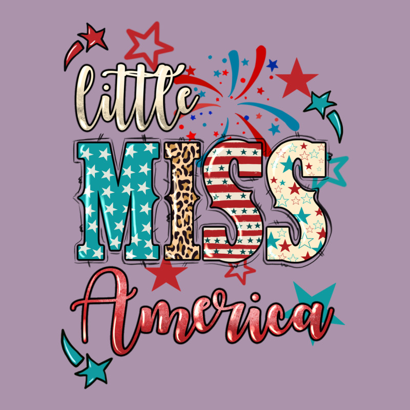 Little Miss America 4th Of July Heavyweight Hoodie by HowdyJamesFarm | Teevron