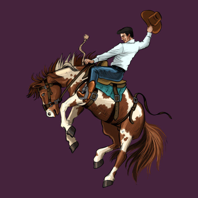 American Paint Horse Rodeo Cowboy Long Sleeve Tee by MaliasSmallBusiness | Teevron
