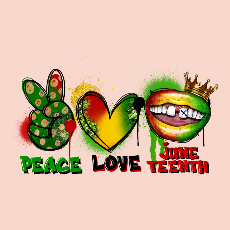 Peace Love Juneteenth Urban Hoodie by FaDigitalArtStudio | Teevron