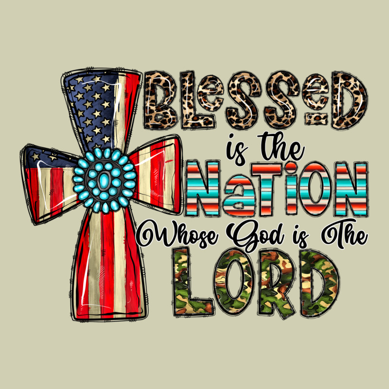 Blessed İs The Nation Whose God Is The Lord Heavy Core Tee by CowhideDigitalArt | Teevron