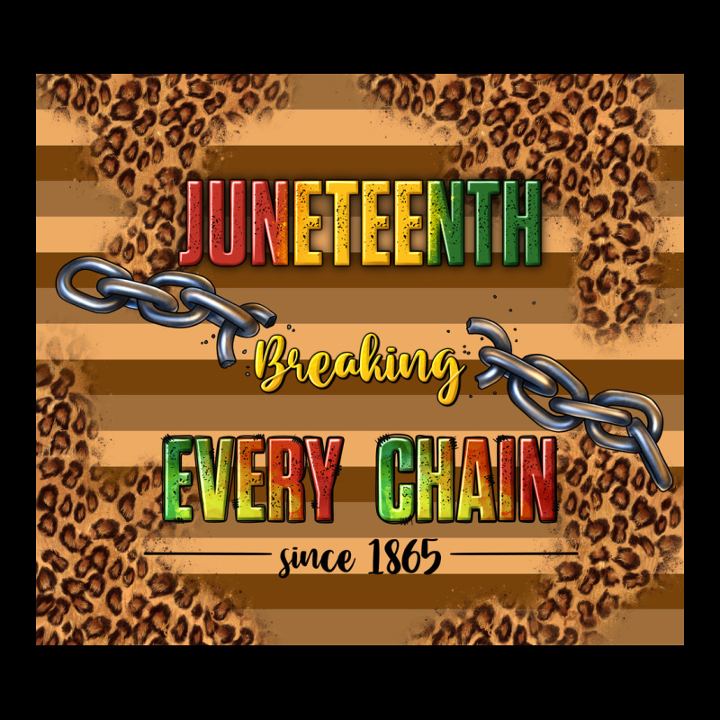 Juneteenth Breaking Every Chain Since 1865 Premium Sweatshirt by TumblerDesignByShophia | Teevron