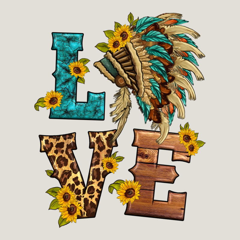 Love Indian Headdress Heavy Core Tee by HRA Design Shop | Teevron