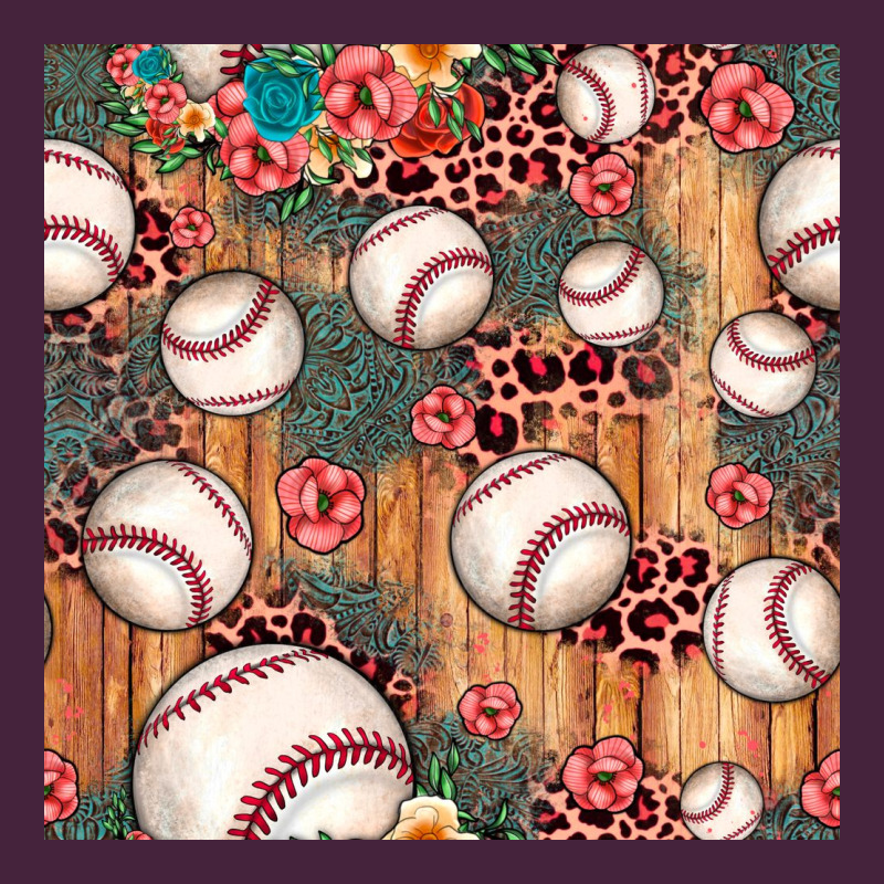 Baseball Leopard Seamless Pattern Premium Tee by JahusDesignShop | Teevron