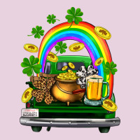 St Patricks Shamrock Gold Beer Truck Ladies Tee | Teevron