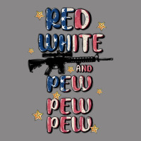 Red White And Pew Pew Pew Vintage Tee | Teevron