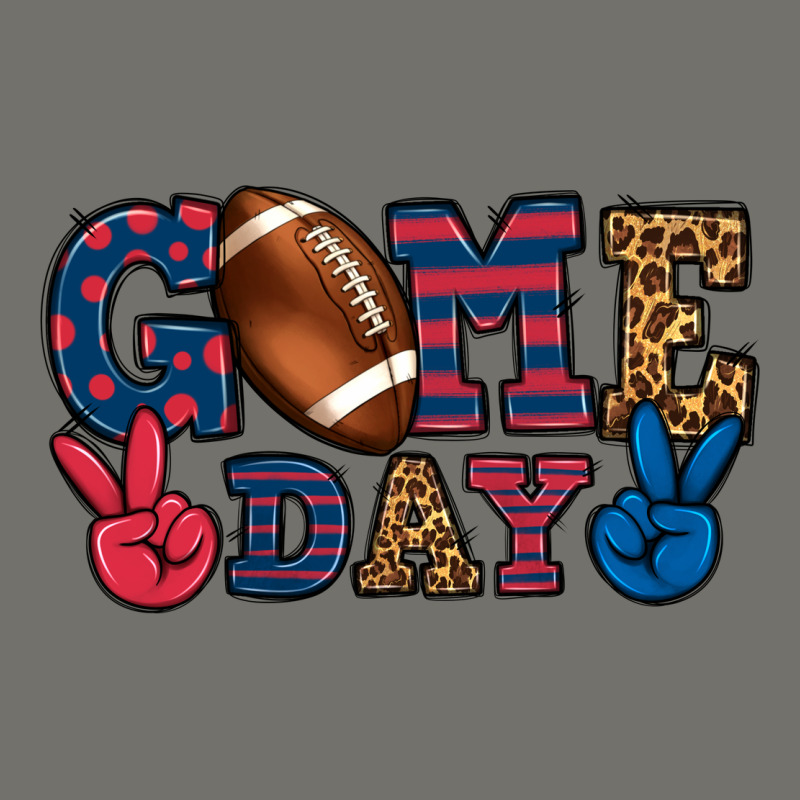 Game Day Red And Blue Premium Hoodie by HowdyJamesFarm | Teevron