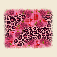 Valentine's Day Roses Leopard Background Premium Hoodie | Teevron
