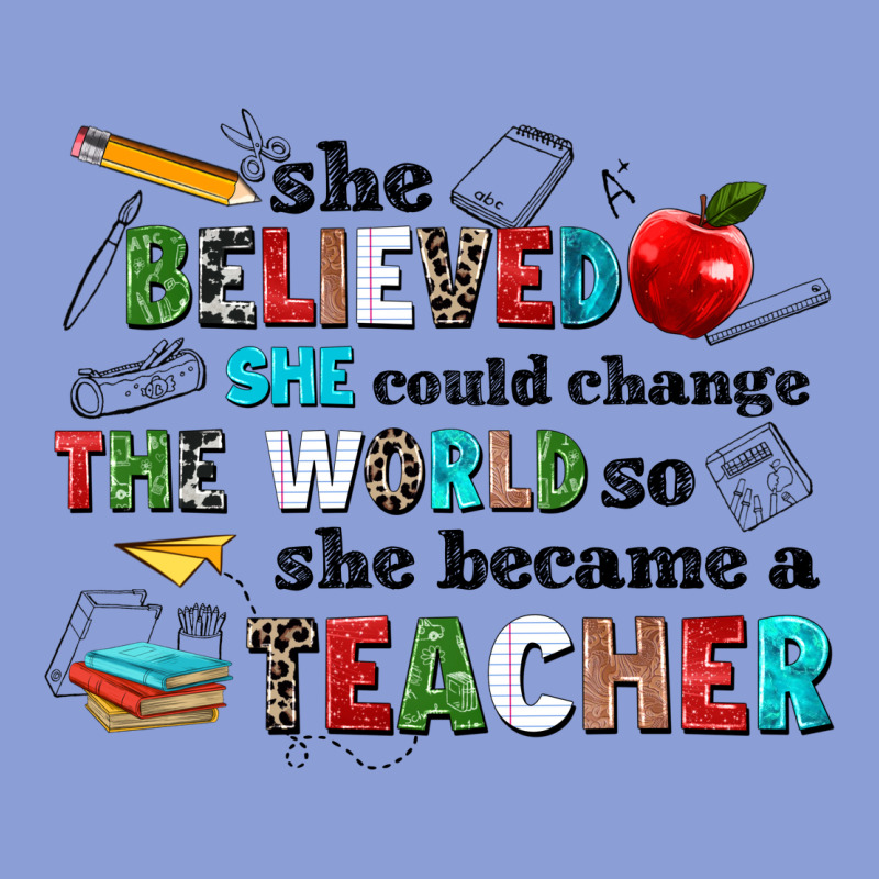 She Believed She Could Change The World So She Bec Long Sleeve Tee by NancyCooperArtShop | Teevron