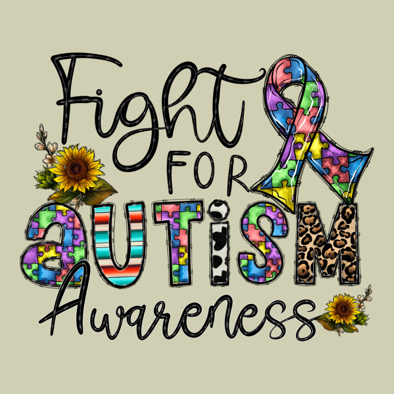 Fight For Autism Awareness Heavy Core Tee by CowhideDigitalArt | Teevron