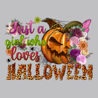 Just A Girl Who Loves Halloween Long Sleeve Tee | Teevron
