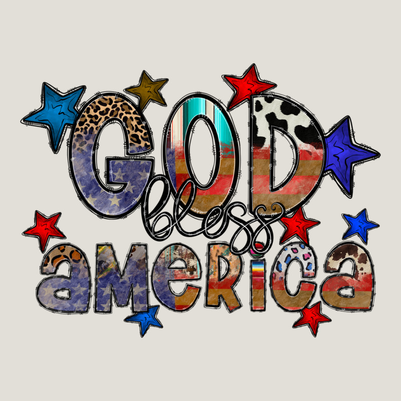 God Bless America Heavy Core Tee by CowhideDigitalArt | Teevron