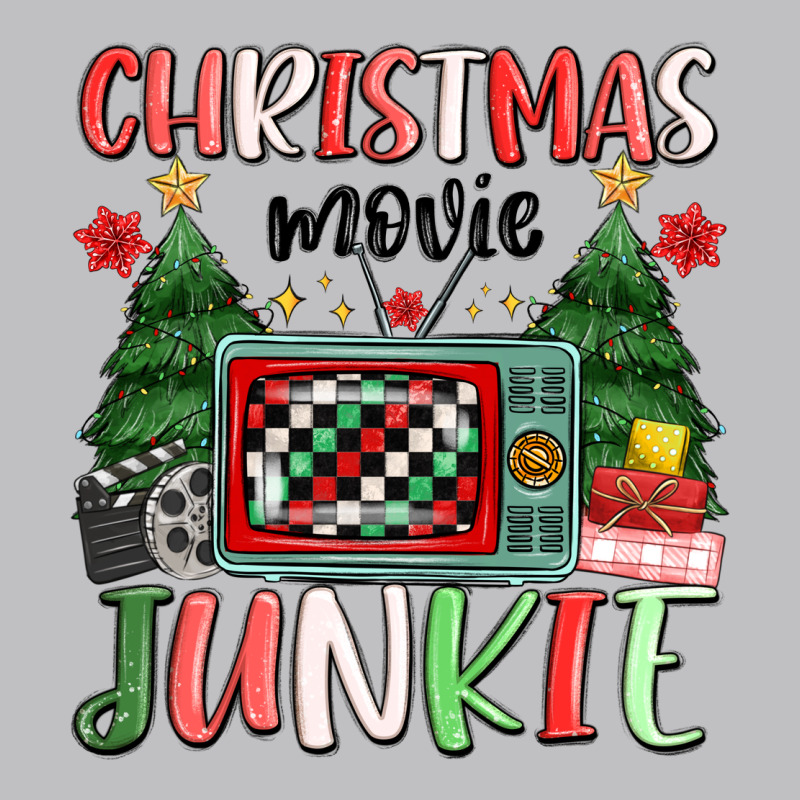 Christmas Movie Junkie Long Sleeve Tee by MaliasSmallBusiness | Teevron