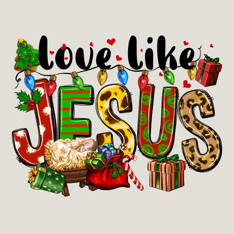 Christmas Love Like Jesus Heavy Core Tee by FaDigitalArtStudio | Teevron