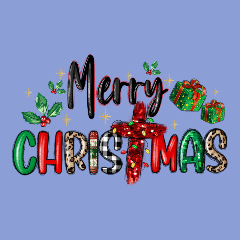 Faith Cross Merry Christmas Long Sleeve Tee by MaliasSmallBusiness | Teevron