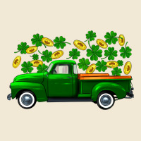 St Patricks Shamrock Gold Truck Ladies Tee | Teevron