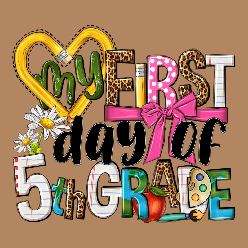 My First Day Of 5th Grade Long Sleeve Tee by NancyCooperArtShop | Teevron