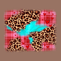 Valentine's Day Leopard Background Premium Hoodie | Teevron