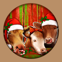 Christmas Cow, Vintage Hoodie | Teevron