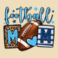 Football Mom Blue Team Color Premium Hoodie | Teevron