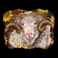 Merino Ram With Sunflowers Heavy Core Tee | Teevron