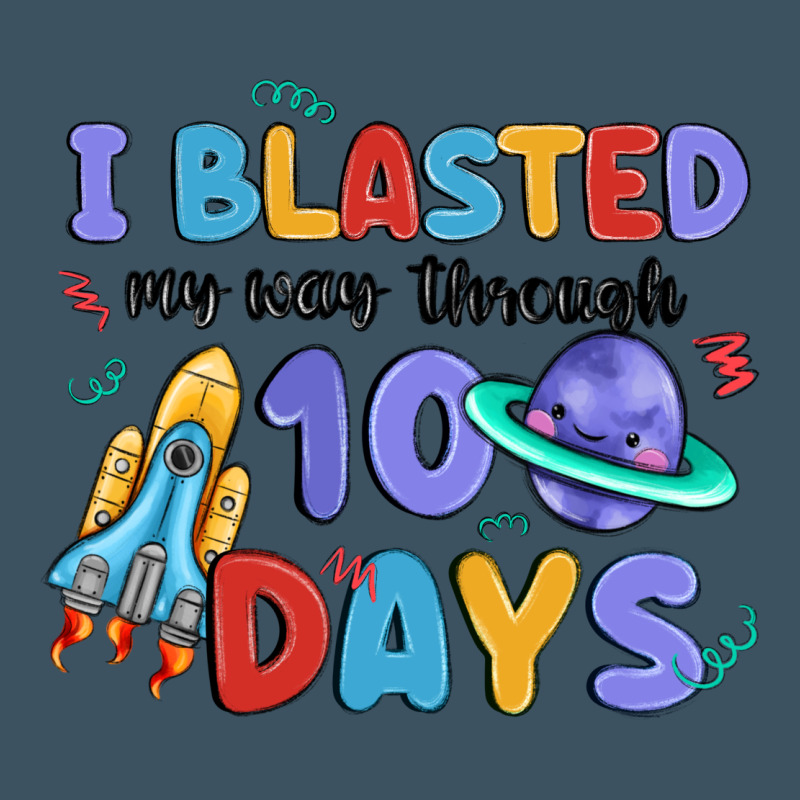 I Blasted My Way Through 100 Days Urban Heavy Tee by MaliasSmallBusiness | Teevron