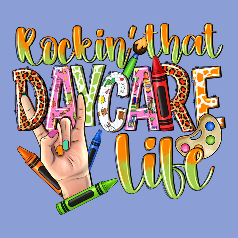 Rockin That Daycare Life Long Sleeve Tee by NancyCooperArtShop | Teevron